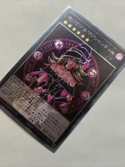 Magi Magi Gal Dark Magician Girl Sexy Waifu Card Holo Anime Yugioh DMG Signed - Image 3