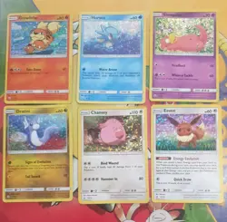 Mcdonalds 7 rare 2018 promo pokemon cards #1,3,5,8,9,10,11, all near mint - Image 1