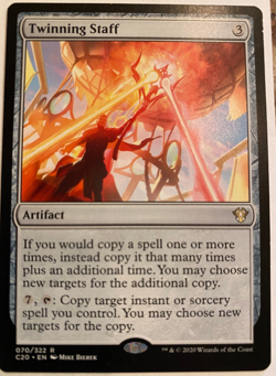 Twinning Staff - Commander 2020 70/322 - Magic the Gathering - Image 1