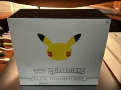 Pokemon Celebrations Elite Trainer Box ETB TCG 25th Anniversary Edition 820650809439 - Image 1