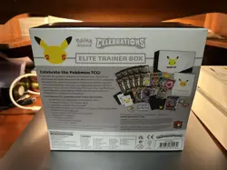 Pokemon Celebrations Elite Trainer Box ETB TCG 25th Anniversary Edition 820650809439 - Image 2