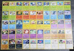 Pokemon 69x Chilling Reign Bundle - Rare, Reverse Holo, Common, Uncommon NM - Image 1