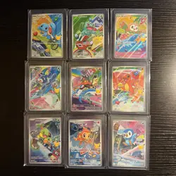 Pokemon TCG First Partner Illustration Collection Series 1 Complete Set - Image 1