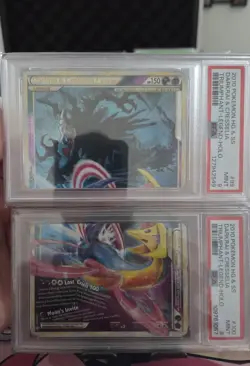 Pokemon 2010 HG & SS Darkrai And Cresselia Legend #99 And #100 PSA 9 Set - Image 1