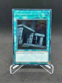 Yugioh Preparation Of Rites RA02-EN056 Secret Rare 1st Edition NM - Image 1