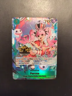 Perona OP12-034SR english Promo japanese 3rd ANNIVERSARY SET ONE PIECE Card mint - Image 1