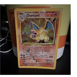 Charizard 4/102 Base Set Holo Rare 120 HP Pokemon TCG Card Wizards 1999 - Image 1