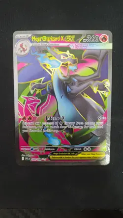 Mega Charizard x Ex 109/094 English Pokemon TCG Full Art Secret Rare - Image 5