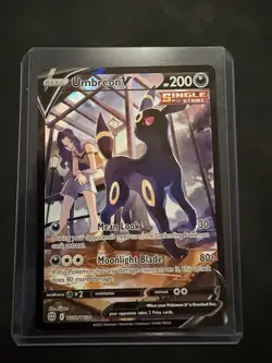 Umbreon v TG22/TG30 Swsh09 Trainer Gallery Ultra Rare Holo Card Brilliant Stars - Image 1