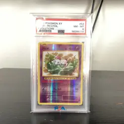 Pokemon Mew 53/108 Evolutions Reverse Holo PSA 8 English TCG Card - Image 1