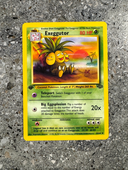 Pokemon TCG Cards 1st Edition Exeggutor 35/64 Jungle Uncommon EXC - Image 1