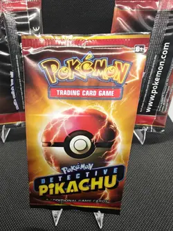 Pokemon Detective Pikachu Mini Booster Pack Lot (3) • Sealed • 2‑Card Packs •... - Image 5