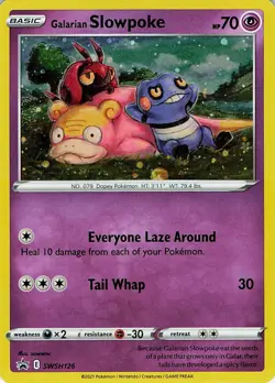 Galarian Slowpoke Holo Promo SWSH: Sword & Shield Promo Cards SWSH126 NM - Image 1