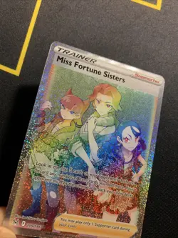 Miss Fortune Sisters 209/196 MINT -Rainbow Rare Pokemon Card- Lost Origins (2a) - Image 3