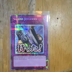 Yu-Gi-Oh! TCG Solemn Judgment Starlight Rare Trap Card English Standard - Image 1