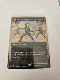 Echocasting Symposium Borderless FOIL MTG SOS Nm/M - Image 1