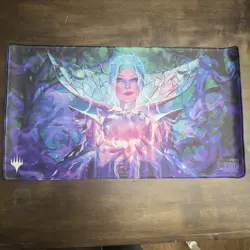 Ultra Pro MtG Crystal Apple Holofoil Playmat Wilds of Eldraine MTG TCG Rare - Image 1