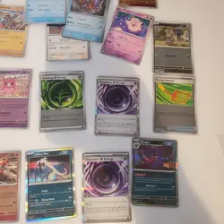 100+ Pokemon TCG Perfect Order Bulk Lot Holos Reverse Gengar Trainers Energy - Image 2