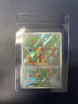 Pokemon Shuckle 136/132 Me01 Mega Evolution Illustration Rare Holo English 80 HP - Image 1