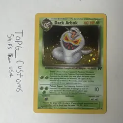 Pokemon Dark Arbok Team Rocket Holo Unlimited 2/82 - Image 1