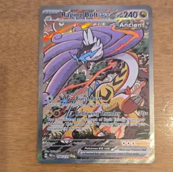 Pokemon TCG Raging Bolt ex 166/131 Sv Prismatic Evolutions SIR Holo Full Art - Image 1