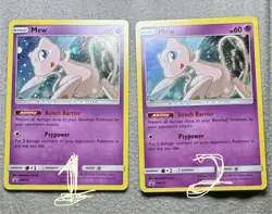 Mew SM215 Sun & Moon 2019 Cosmos Holo Rare Black Star Promo Pokemon TCG NM - Image 1