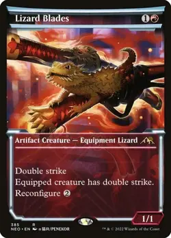 Lizard Blades - Showcase NEO NM MTG - Image 1