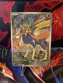 Zacian Pokemon Phantasmal Flames 100/094 Illustration Rare Near Mint - Image 1