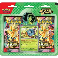 450 Sports Ebay Live Rip N Ship - Pokemon Ascended Heroes 2 Packs Blister Erika - Image 1