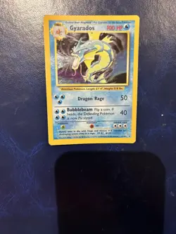 Pokemon TCG Gyarados Base Set 6/102 Holo Unlimited Holo Rare - Image 1