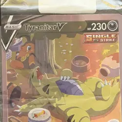 Pokemon Tyranitar V 155/163 Battle Styles Single Strike Holo Ultra Rare Eng 2021 - Image 1