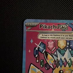Pokemon TCG Pikachu EX 277/217 SIR - Ascended Heroes - NEAR MINT PACK FRESH - Image 2
