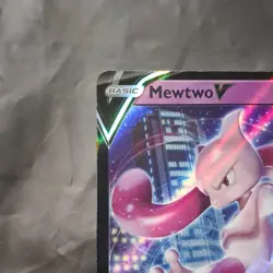 Pokemon TCG Mewtwo V SWSH223 Pokemon GO Holo Promo 2022 Mochizuki 220 HP - Image 2