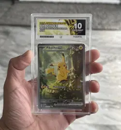 Pokemon TCG Pikachu EX Ascended heroes 276/217 ACE GEM MINT 10 Perfect Subs - Image 1