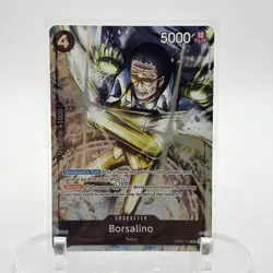 One Piece Borsalino OP02-114 Alt Art SR Foil - Paramount War NM ENGLISH - Image 1