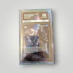 Five Elders OP13-082 SR Parallel ACE Grading Gem Mint 10 – One Piece English - Image 1