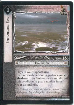 Lord Of The Rings CCG Card BohD 5.U22 Evil Smelling Fens - Image 1