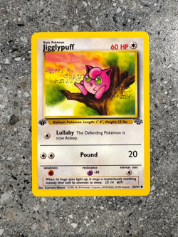 Pokemon TCG Cards 1st Edition Jigglypuff 54/64 Jungle EXC-NM - Image 1