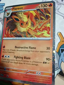 Flareon - 167 (Cosmos Holo) 167 Sv: Scarlet & Violet Promo Cards Holo - Image 3
