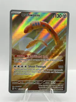 Pokemon Orthworm 224/193 Sv02: Paldea Evolved Holo Illustration Rare Card - Image 1