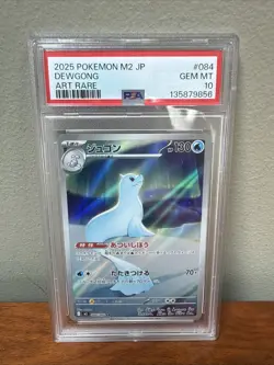 PSA 10 Dewgong Inferno X 084/080 GEM MINT Japanese Graded Pokemon Card - Image 1