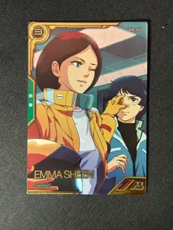 Gundam ARSENAL BASE Card LXR01-011(LX) Emma Sheen BANDAI Prism JAPAN TCG - Image 1
