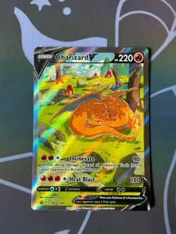 Charizard V - SWSH260 - Black Star Promo - Pokemon TCG Card NM Rare UPC - Image 2