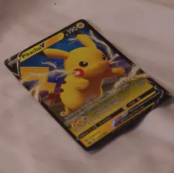 SWSH: Sword & Shield Promo Cards #SWSH061 Pikachu V Blackstar Promo NM - Image 3