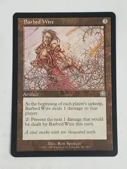 MTG Barbed Wire (Mercadian Masques/Artifact/U) - BGM - Image 1