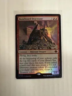 Bonehoard Dracosaur NM FOIL MTG! Lost Caverns Of Ixalan - Image 1