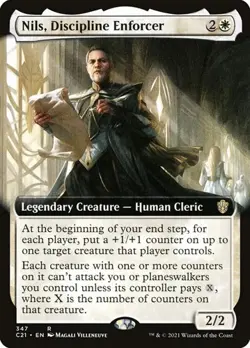 Nils, Discipline Enforcer - Extended Art C21 NM MTG - Image 1