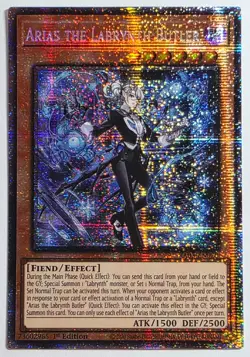 Yugioh Arias the Labrynth Butler RA05-EN028 Starlight Rare 1st Edition - Image 1
