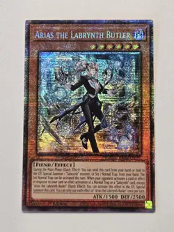 Arias the Labrynth Butler RA05-EN028 Starlight Rare Yugioh Rarity Collection 5 - Image 1