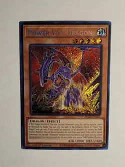 Yu-Gi-Oh - Blazing Dominion - Power Vice Dragon - Secret Rare - BLZD-EN002 - NM - Image 1